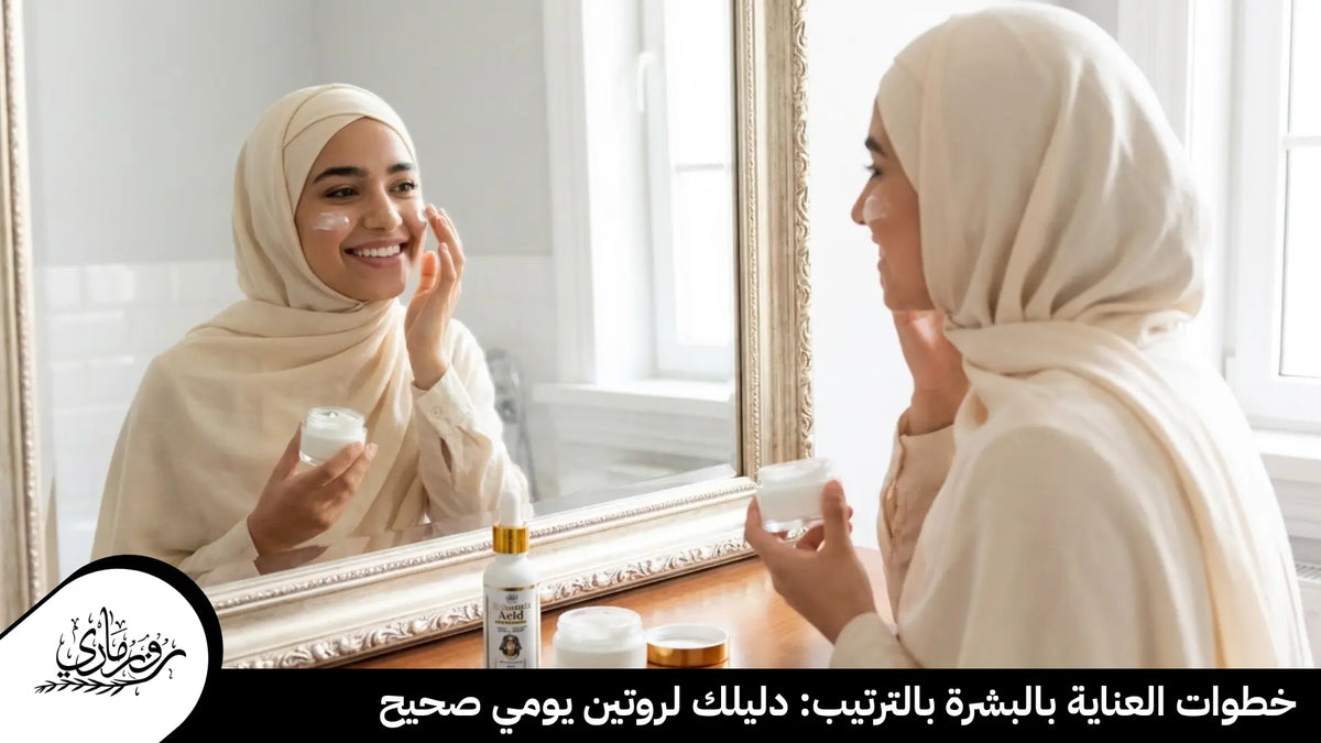 خطوات العناية بالبشرة بالترتيب: دليلك لروتين يومي صحيح
