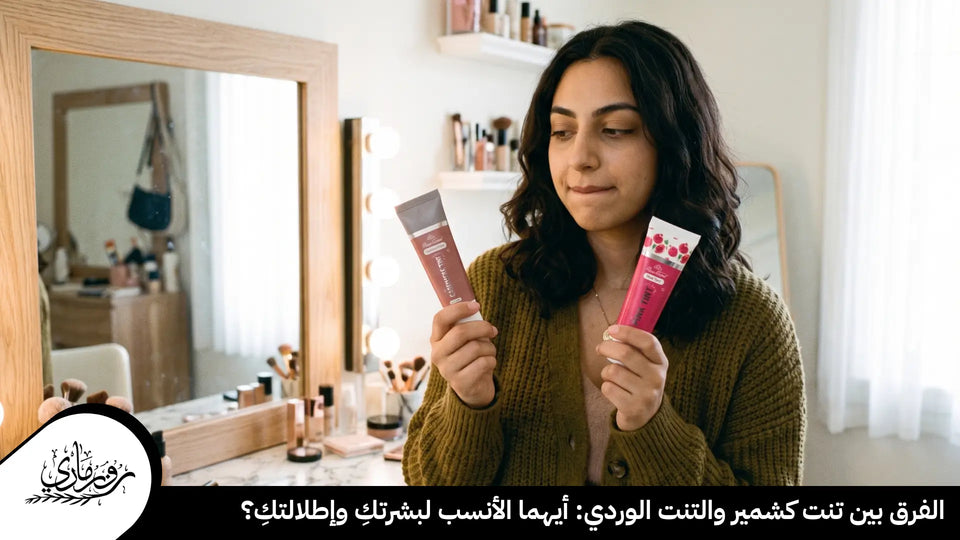 الفرق بين تنت كشمير والتنت الوردي: أيهما الأنسب لبشرتكِ وإطلالتكِ؟