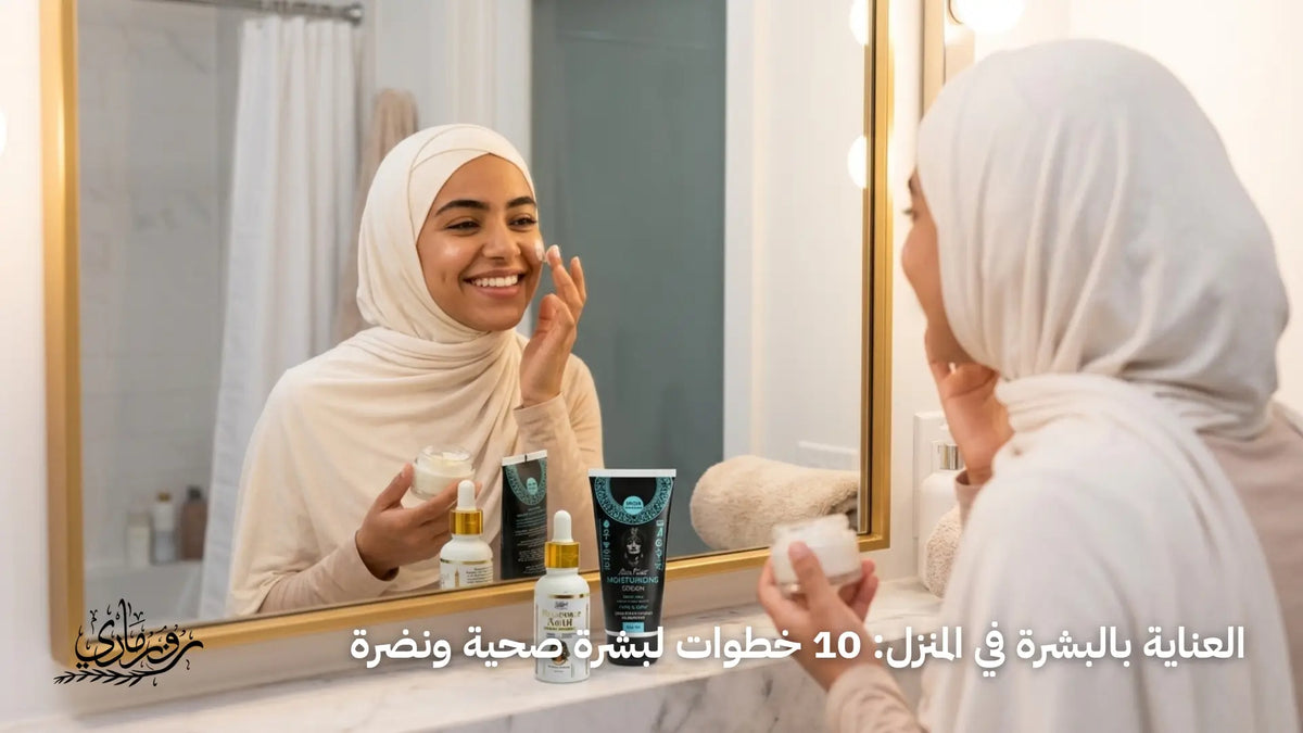 العناية بالبشرة في المنزل: 10 خطوات لبشرة صحية ونضرة