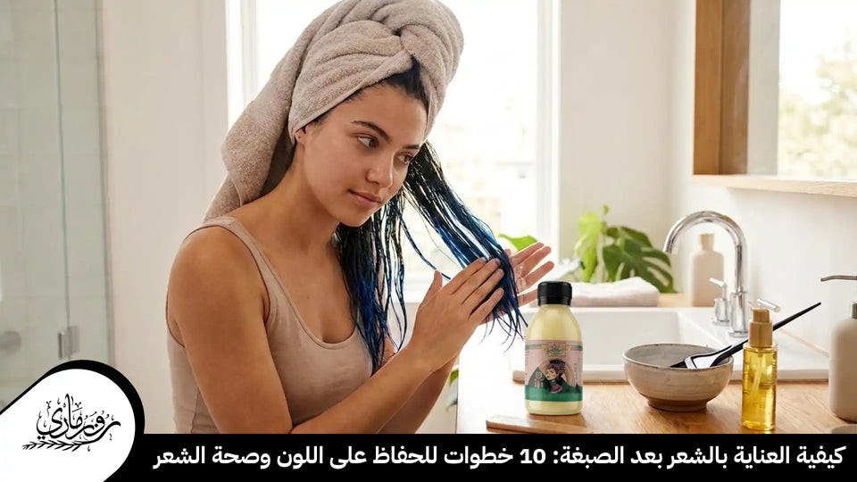 كيفية العناية بالشعر بعد الصبغة: 10 خطوات للحفاظ على اللون وصحة الشعر