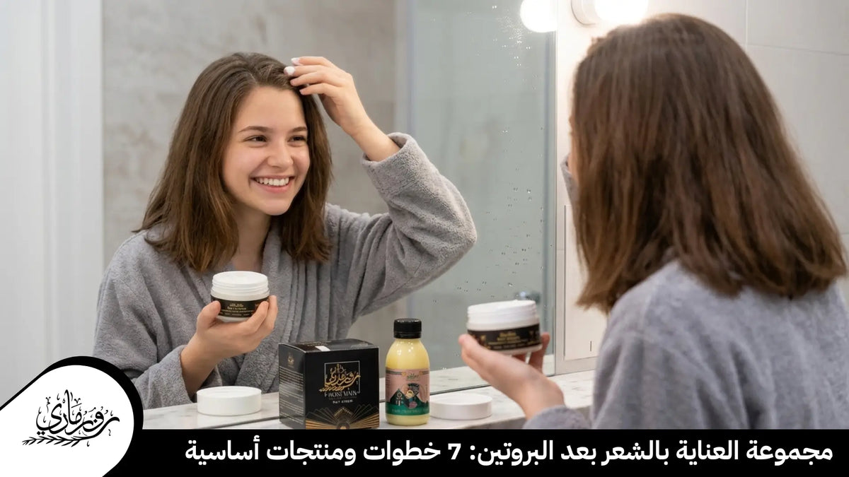 مجموعة العناية بالشعر بعد البروتين: 7 خطوات ومنتجات أساسية