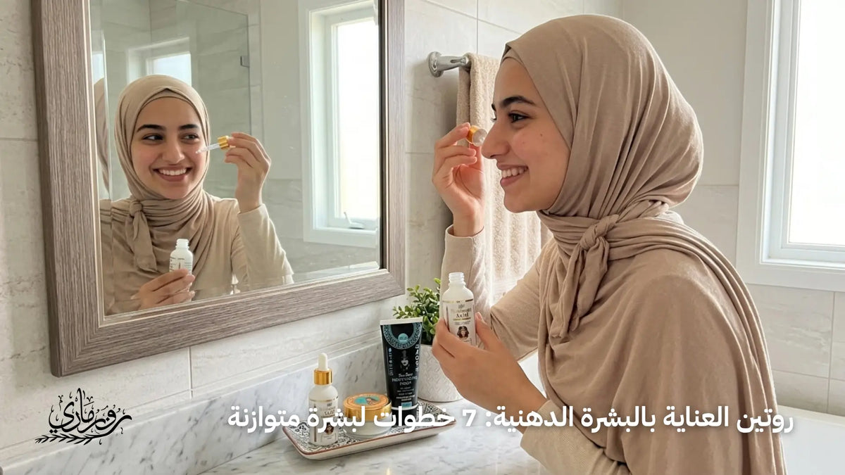 روتين العناية بالبشرة الدهنية: 7 خطوات لبشرة متوازنة